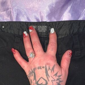 Volcom Black Ankle Pants